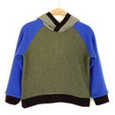 kronjuwel Kapuzenpullover aus 100% Kaschmir in Größe 98 olivegrün blau grau braun Upcycling