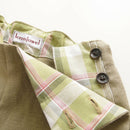 kronjuwel olivegrüne Leinenhose 110 Upcycling