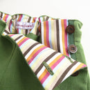 kronjuwel green linen trousers 104/110 upcycling