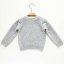 kronjuwel Kaschmirpullover für Babys in Größe 80 grau Upcycling