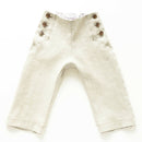 kronjuwel linen trousers in sailor style size 86 upcycling