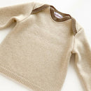 kronjuwel Pullover 100% Kaschmir Größe 74 beige/braun Upcycling