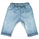 kronjuwel Babyjeans 68/74 Baumwolle Upcycling Sommerhose für Babys