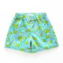 kronjuwel Shorts 92/98 turquoise patterned cotton