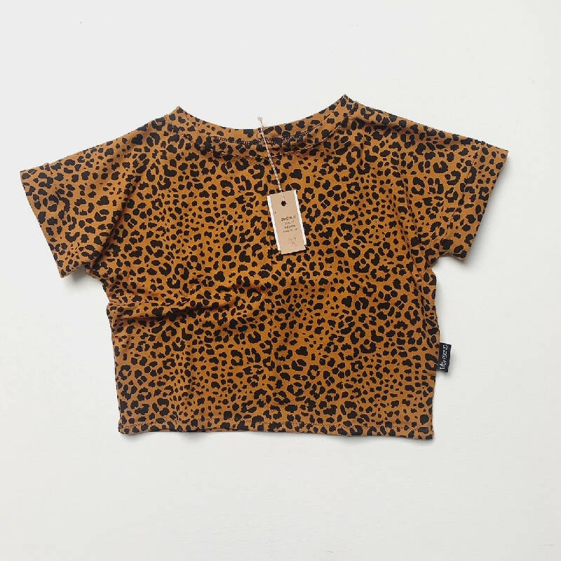 WOLFSKIND Oversize T-Shirt in Leo ocker Größe 86-98 und 104-116