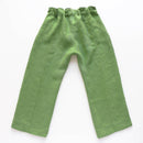 kronjuwel green linen trousers 104/110 upcycling