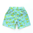 kronjuwel Shorts 92/98 turquoise patterned cotton