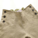 kronjuwel olivegrüne Leinenhose 110 Upcycling