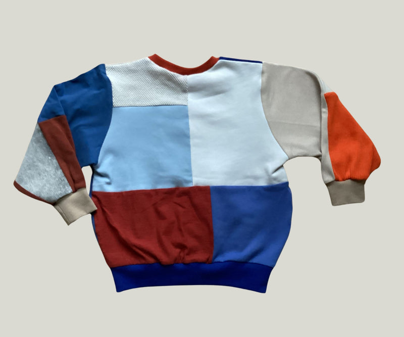 Flickwear Upcycling Patchwork Sweater for Children 110/116