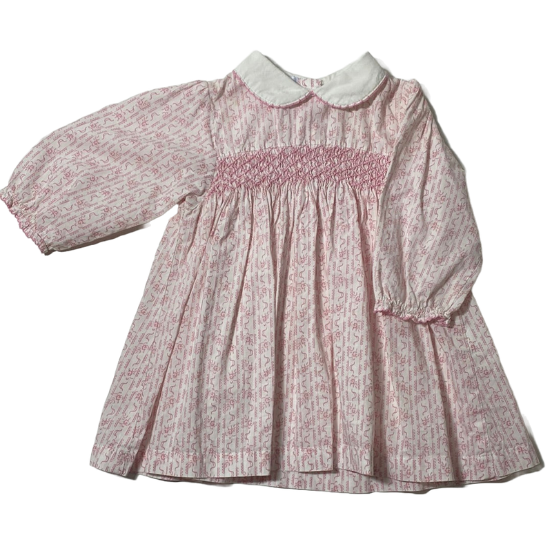 Mini la mode dress with diaper pants, size 74