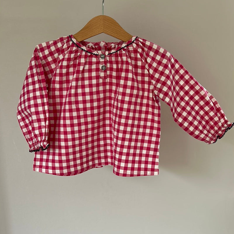 Petit Bateau blouse, size 80