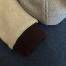 kronjuwel Kapuzenpullover aus 100% Kaschmir in Größe 98/104 blau beige grau braun Upcycling