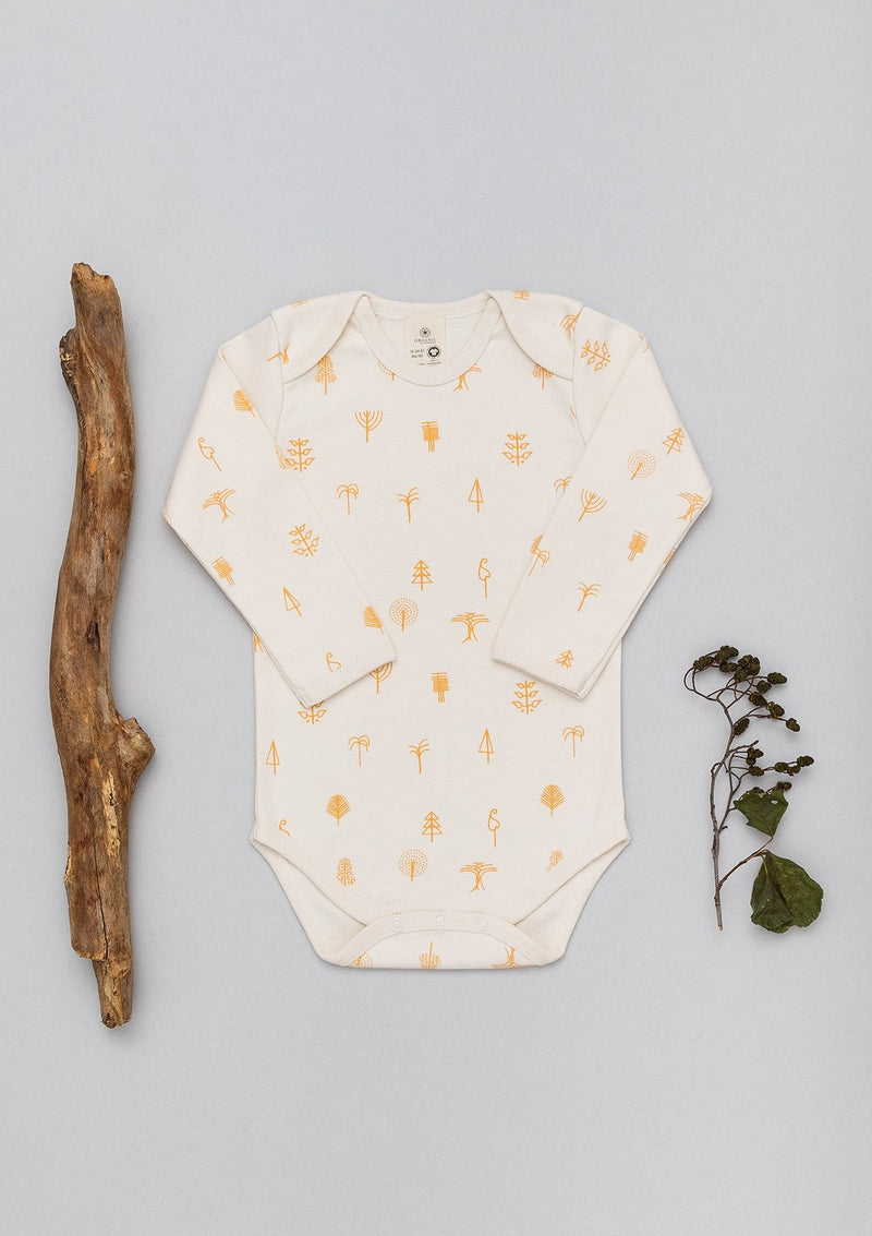 Protective Forest baby body long sleeve
