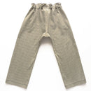 kronjuwel children's trousers size 104 olive green white-black dotted upcycling