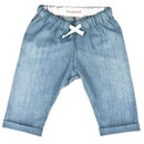 kronjuwel Babyjeans 68/74 Baumwolle Upcycling Sommerhose für Babys