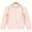 kronjuwel merino wool sweater size 92 pink upcycling long-sleeved shirt