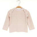 kronjuwel long-sleeved shirt wool/cashmere 86/92 light pink upcycling