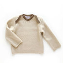 kronjuwel Pullover 100% Kaschmir Größe 74 beige/braun Upcycling