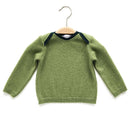 kronjuwel Schlupfpulli aus 100% Kaschmir in 74 grün Upcycling Langarmshirt