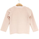 kronjuwel long-sleeved shirt wool/cashmere 86/92 light pink upcycling